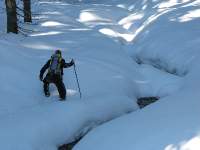 Obraz 107 Adaśko toruje szlak- okazało się,że zimą jeszcze nikt nie wchodził na Wysoką Kopę